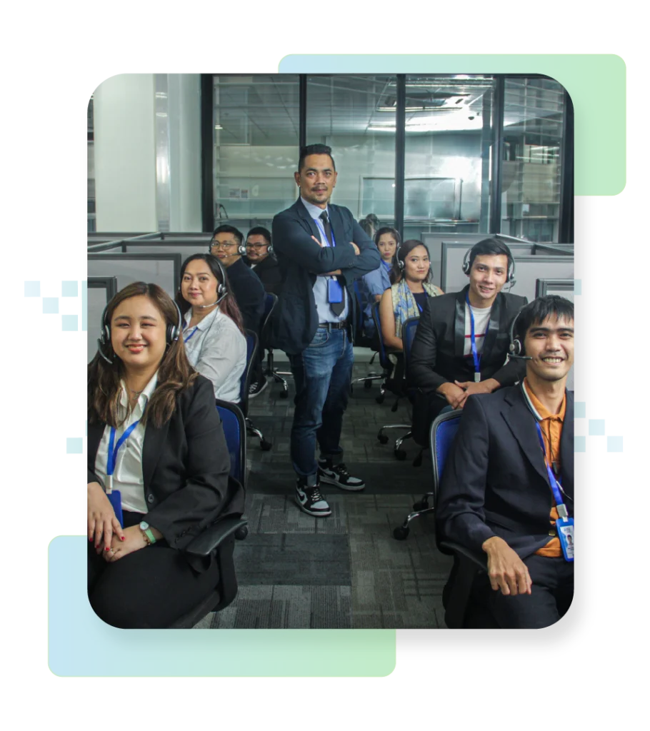 photo of isg contact center team